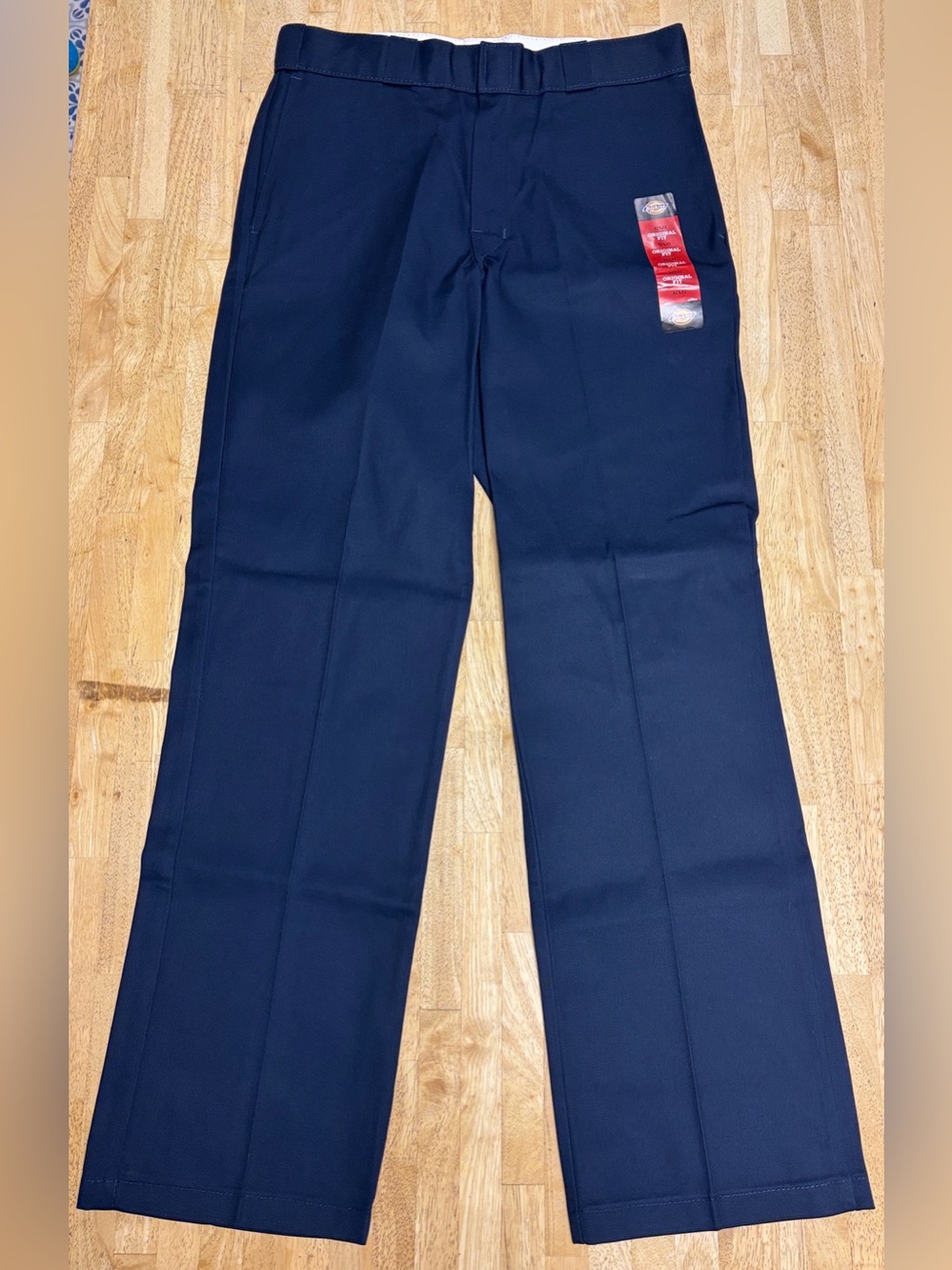 NWT Dickies Men’s Dark Navy Original Fit Straight-Leg Work Pants 32x32